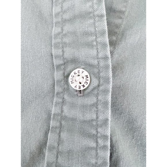 VTG Jerry Leigh Army Green Mickey Mouse Sleeveless Top | Size Medium - Picture 2 of 6